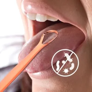1 Set Tounge Travel Scraper Oral Oral Cleaning Tool Scraping Tool Oral Brush Cleaning Brush Care Stainless Steel - product information 5