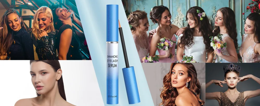 Eyelash Growth Serum Eyelash Serum Lashes Serum for Boost Lash Growth Serum Natural Advanced Formula for Longer Fuller and Thicker Lashes clear - eyelash enhancer serum