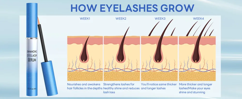 Eyelash Growth Serum Eyelash Serum Lashes Serum for Boost Lash Growth Serum Natural Advanced Formula for Longer Fuller and Thicker Lashes clear - Serum for Boost Lash Growth