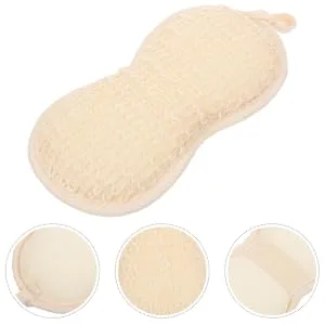 MERRYHAPY Cotton Linen Bath Towel Bathing Sponge Bath Scrubbing Sponge Bath Scrubber Bathing Scrubber Bath Brush Shower Scrubber Bathing Exfoliating Scrubber Bath Exfoliating Sponge - product information 4