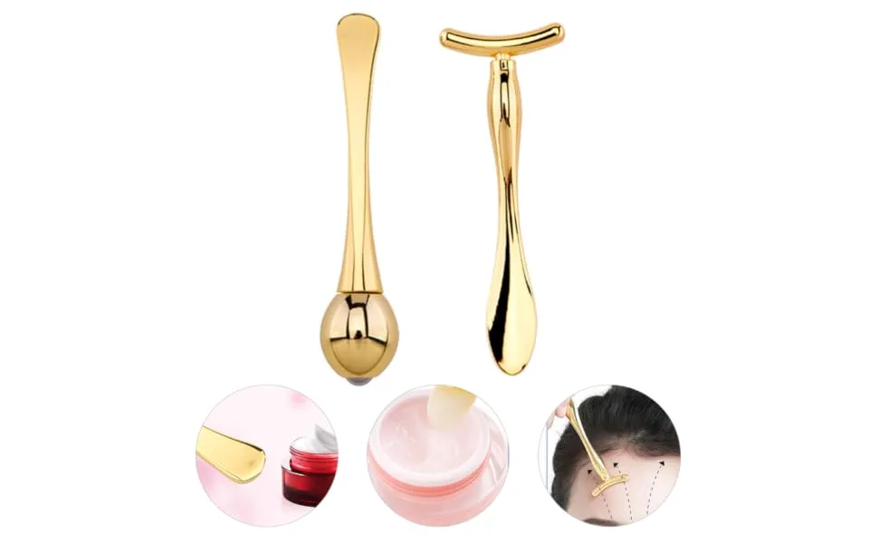 1 Set Eye Roller Head T-bar Set Eye Eye Rub on Transfers for Crafts Face Eye Stick Wrinkle Eye Roller Stick The Face - product information 2