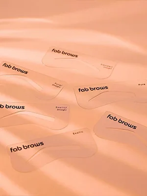 Duo Eyebrow Stencils | 6 Natural-Looking Brow Shapes | Easy Eyebrow Shaper Stencil | Fits All Faces & Sizes | Eyebrow Stencil Kit for Beginners & Professionals | Stencils Only Cruelty-Free Regular - stencils