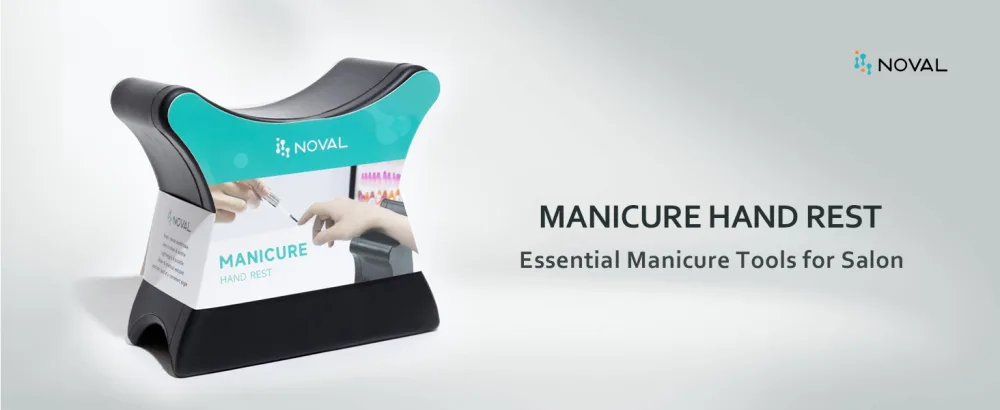 NOVAL PU Soft Hand Rest for Nails - Armrest & Hand Holder for Nail Tech Nail Arm Rest for Spa Salon - Pedicure Manicure Supplies - pu hand rest