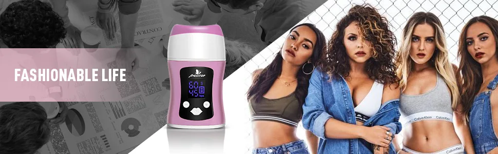 Lip Plumper - Lip Suction Booster Automatic Intelligent Control (Time Sucking) Digital Display Charging via USB Standing Design Lip Filler for Lip Make-Up (Bonus Sponge Pad Included) - bigger lip