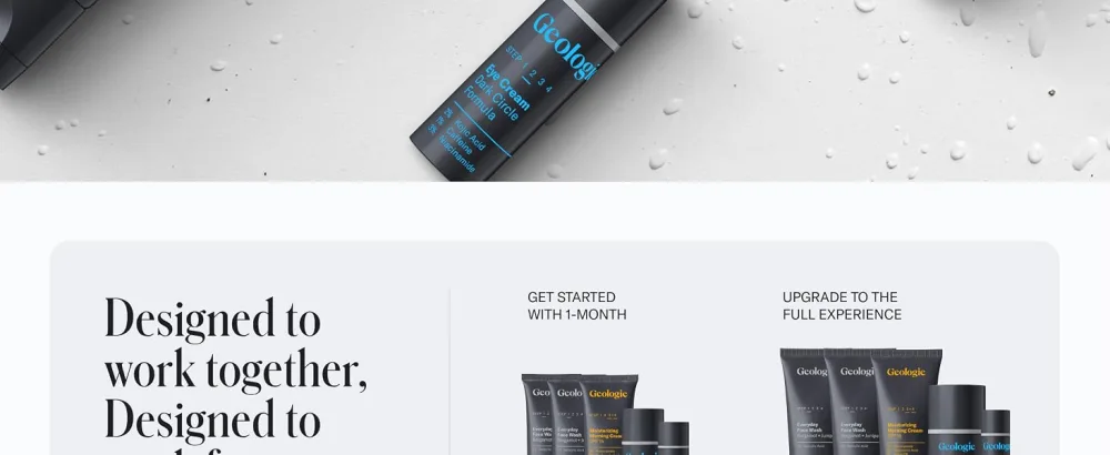 Geologie Deluxe Skincare Set (Travel Size) - Designed to work together, designed to work for you