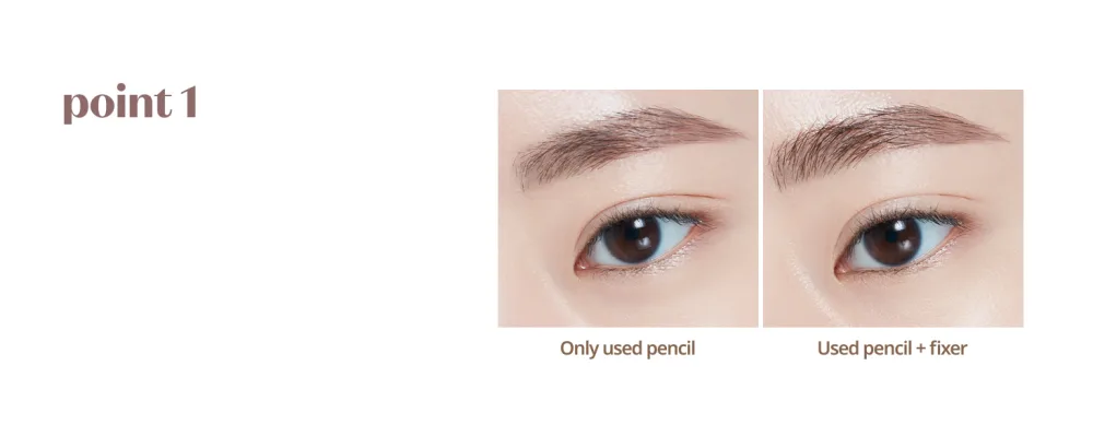 ETUDE Bare Edge Brow Fixer (23AD) | A brow fixer that creates a natural look and keeps your eyebrows in place | Brow Mascara | Zero Clump & No Bushy Brows - bare Edge brow fixer(NEW)