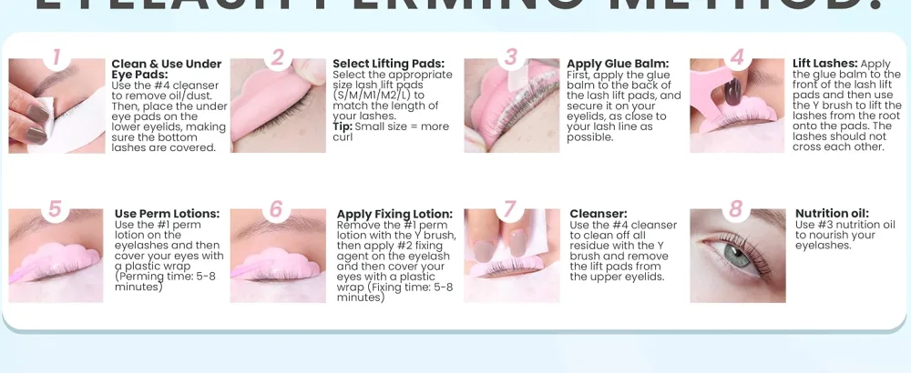 Lash Lift Kit Eyebrow Lamination Kit 2-in-1 Solution At Home Brow Lamination Kit Eyelash Lift Lasts 6-8 Weeks 15 Applications DIY Perm Kit for Eyelashes and Brows - brow lamination kit eyebrow eyelash lift brow perming lash