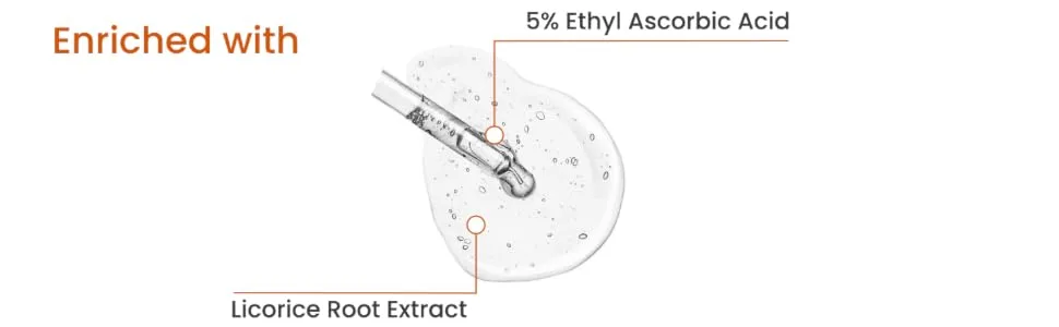 10% Vitamin C Face Serum| Brightens Skin Provides Glow Hydrates Skin | Ethyl Ascorbic Acid - 30 ml - Vitamin C