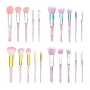 5 Set Makeup Brush for Woman Cosmetics Brush Professional Makeup Brush Powder Brush 16x3cm Pink - product information 1