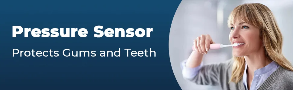 Philips Sonicare Electric Toothbrush Power Toothbrush Electric Toothbrush Rechargeable Electric Toothbrush with Pressure Sensor Dark Gray - sonicare toothbrush