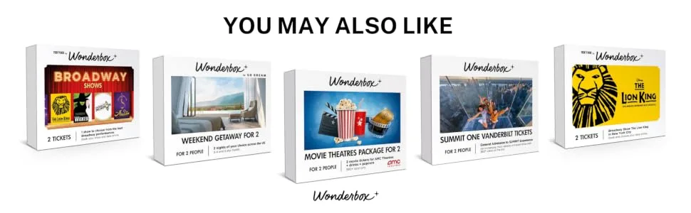 Wonderbox - Original Gift Idea - Experience gift - ABSOLUTE LEISURE IN NYC - 1 activity to choose from a selection: Dinner Massage... - experience gifts adventure birthday iconic place