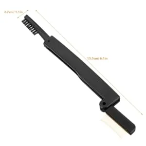 NOLITOY Folding Eyelash Comb Lash Separator Brow Brush Dual Sided Lash Mascara Applicator for Women - product information 2