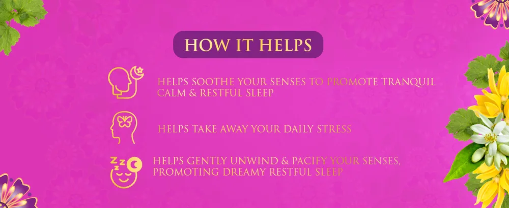 SPA CEYLON Sleep Intense Wellness Trio Set | Intensive Spa Essentials for Deep Rest | Ayurvedic Pampering Kit | Natural Ingredients - trio set