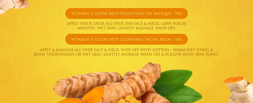 SPA CEYLON TRUE TURMERIC - FACE CARE ESSENTIALS SET | Spa Gift for Wellness | Face Care Essentials Set with Beauty Ritual | Body Care - FACE CARE ESSENTIALS SET