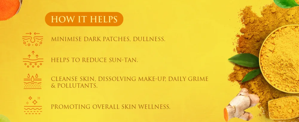 SPA CEYLON TRUE TURMERIC - FACE CARE ESSENTIALS SET | Spa Gift for Wellness | Face Care Essentials Set with Beauty Ritual | Body Care - FACE CARE ESSENTIALS SET