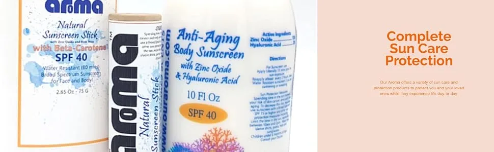 Original Sunscreen Face Stick Broad Spectrum SPF 40 0.5 Oz - complete sun care protection