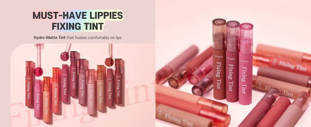ETUDE Fixing Tint #06 Soft Walnut (23AD) | Long Lasting High Pigmented Liquid Lipstick | Waterproof Lightweight Matte Finish Lip Stain | Full Coverage - Must-have Lippies Fixing Tint