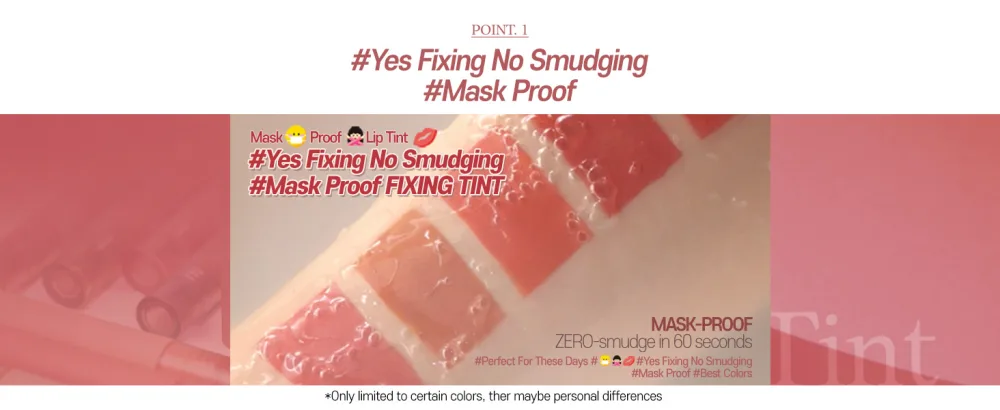 ETUDE Fixing Tint #05 Midnight Mauve (23AD) | Long Lasting High Pigmented Liquid Lipstick | Waterproof Lightweight Matte Finish Lip Stain | Full Coverage - fixing tint Point1