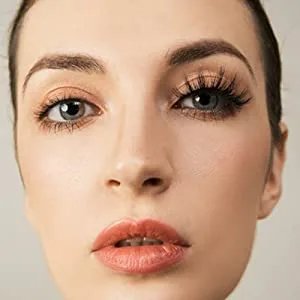 3D Mink False Eyelashes Halloween Christmas Theme False Fluffy lashes Eyelashes 17mm Dramatic Round Look Reusable Cruelty Free Natural Look Handmade 1 Pair - 3D MINK EYELASHES