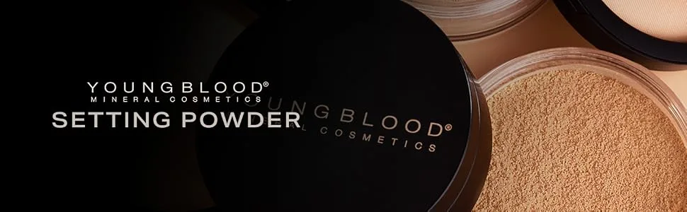 Youngblood Loose Mineral Rice Setting Powder Light | Vegan Cruelty-Free Paraben-Free - loose setting powder