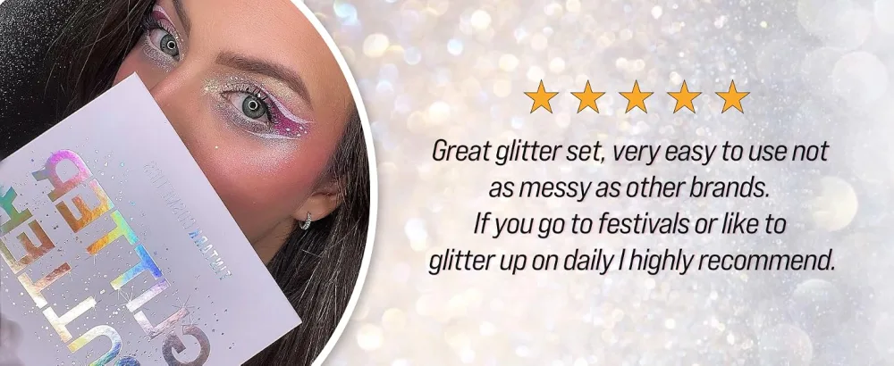 Glitter Butter Sparkle Eyeshadow Palette 16 Colorful Holographic Multichrome Iridescent Chameleon Makeup Palette Shimmer Highlighter Metallic Eye Shadow Rainbow Eyeshadow Pallets - eyeshadow