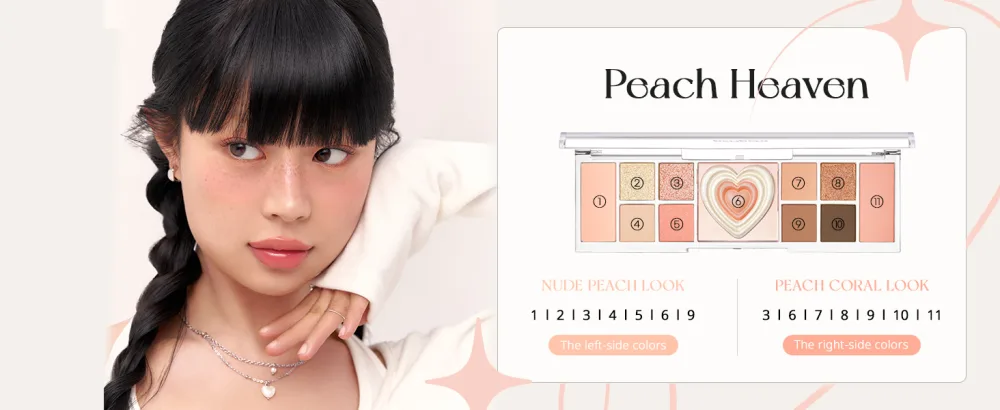 Peripera ALL TAKE MOOD LIKE PALETTE (01 PRESTIGE PINK (PERITAGE)) - eye shadow
