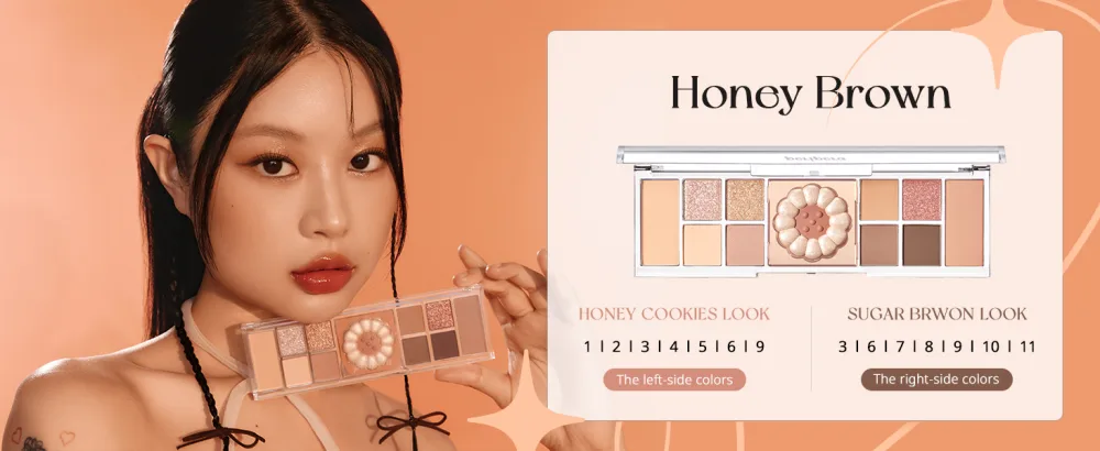 Peripera ALL TAKE MOOD LIKE PALETTE (01 PRESTIGE PINK (PERITAGE)) - eye shadow