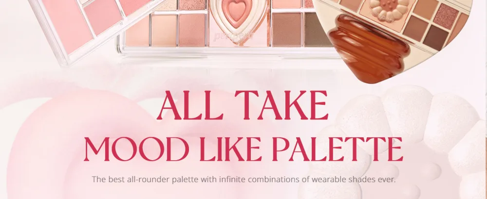 Peripera ALL TAKE MOOD LIKE PALETTE (01 PRESTIGE PINK (PERITAGE)) - eye shadow