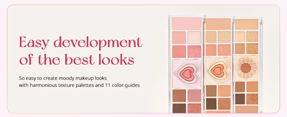 Peripera ALL TAKE MOOD LIKE PALETTE (01 PRESTIGE PINK (PERITAGE)) - eye shadow