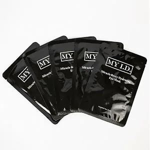 Miracle Berry Hydrating Eye Mask - 5 eye mask spread out in fan like shape