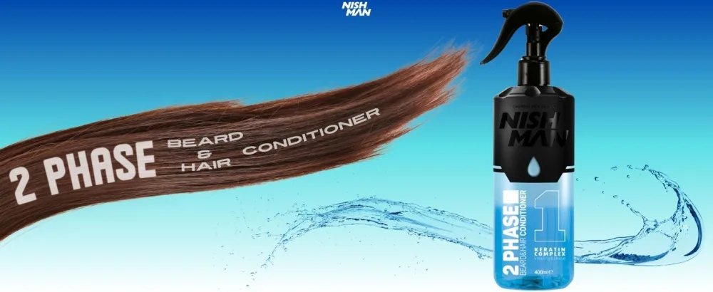 Nishman Beard & Mustache Care Series (Phase Beard & Hair Conditioner 400ml) - product information 1
