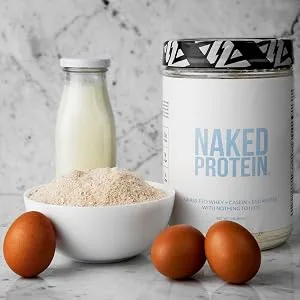 Naked Protein Powder Blend - Egg, Whey and Casein Protein Blend 1 Pound (Pack of 1) - my protein casein allmax casein whey casein casein protein shake on casein protein powder chocolate