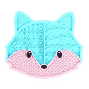 Brush Cleaning Pad Silicone es s C Makeup Brush Scrubber Mat 17x15cm Blue - product information 1