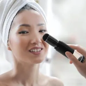 Foundation Brush Makeup Brush Powder Brush with Refillable Bottle Travel Foundation Brush for Powder Cosmetics - product information 3