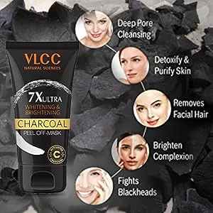 VLCC 7X Ultra Charcoal Peel Off Mask(100gm) - VLCC