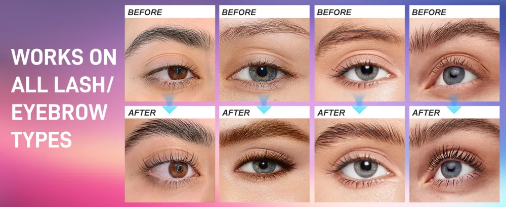 Lash Lift Kit & Brow Lamination Kit 2 IN 1 Semi-Permanent Eyebrow Lamination Kit & Eyelash Perm Kit Quick Curling Perming with Complete Tools DIY Salon & Home Use Lasts for 4-6 Weeks - eyebrow lamination kit