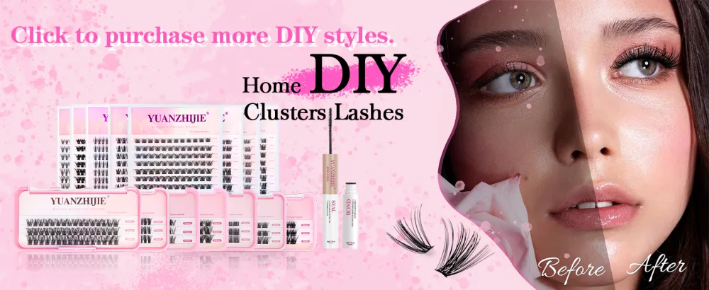 Lash Clusters Self-Application DIY Lashes Individual Lashes 3D Effect Segmented Lashes Natural Soft Wispy False Eyelashes BY YUANZHIJIE(style-81-0.07-C-MIX) 81 0.07-C-MIX - lashes