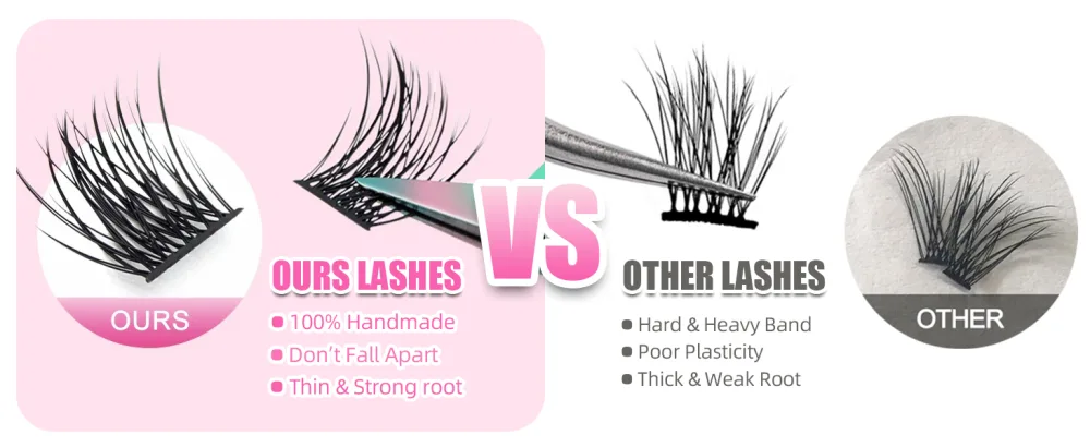 Lash Clusters Self-Application DIY Lashes Individual Lashes 3D Effect Segmented Lashes Natural Soft Wispy False Eyelashes BY YUANZHIJIE(style-81-0.07-C-MIX) 81 0.07-C-MIX - lashes