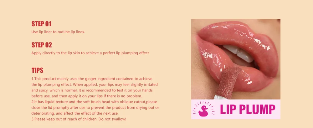 NICEFACE High-Pigment Lip Plumping Gloss Hydrating & Moisturizing Lip Balm with Long-Lasting High-Shine Natural Tinted Formula for Fuller Lips (Cherry) #6 Cherry - High-Pigment Lip Plumping Gloss