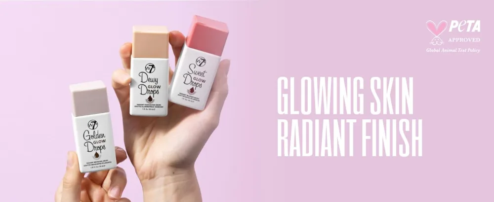 W7 Dewy Glow Drops - Liquid Highlighter Drops For Glowing Skin & A Radiant Finish - product information 12