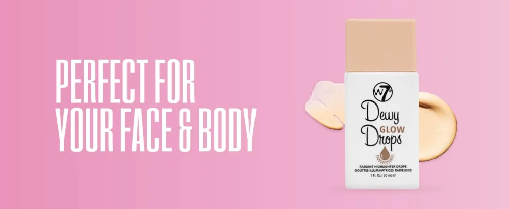 W7 Dewy Glow Drops - Liquid Highlighter Drops For Glowing Skin & A Radiant Finish - product information 3