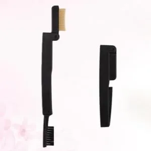 Didiseaon Folding Eyebrow Brush Teeth Eyebrow Comb Brow Powder Brush Spoolie Eyebrow Brush Eyebrow Filler Brush Folding Eyelash Comb Cosmetic Eyelash Brush Comb Folding Eyebrows Comb - product information 3