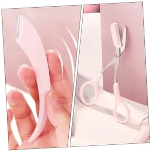 Eyebrow Trimmer Kit for WomenCurved Razor Comb and Precision Scissors for Eyebrow Grooming and Shaping - product information 5