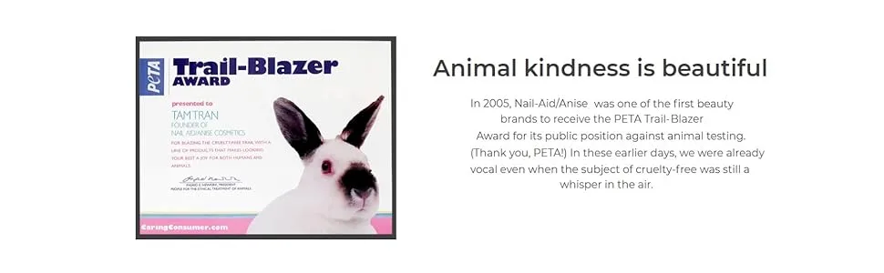 NAIL-AID No-light Gel Top Coat, Clear, 0.55 Fluid Ounce - animal kindness