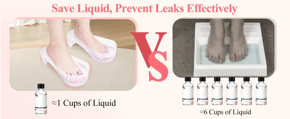 LIONVISON Acetone Nail Soaking Bowl: Toe Soak Off Bowl Manicure Soak Bowl Set - manicure bowl
