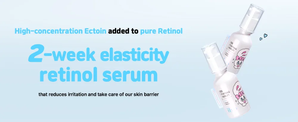 High Functionality Serum Set - Esther Bunny Limited Edition CG Toning Glutathione Serum ER Firming Retinol Serum + Esther Bunny Doll keyring gifted - Blackheads