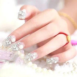 Nail Rhinestone Picker Dotting Tool with Extra 2 Wax Head, Dual-ended DIY Nail Art Tool With Pink Acrylic Handle - beauty nail art