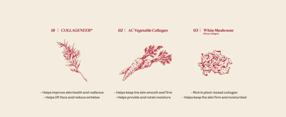 MA:NYO V.collagen Heart Fit Multi Balm - Ingredients