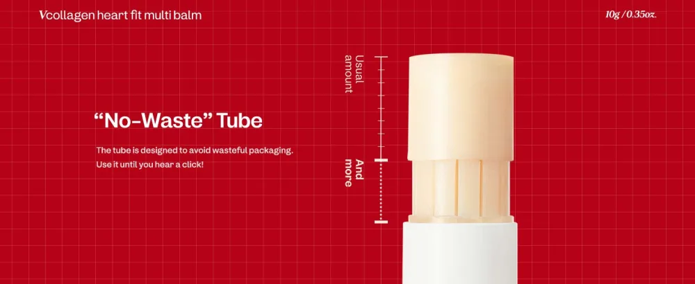 MA:NYO V.collagen Heart Fit Multi Balm - No-Waste Tube