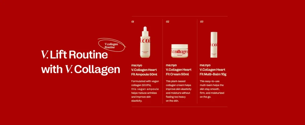 ma:nyo V.collagen Heart Fit Cream - VLift Routine